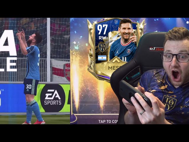 We Got UTOTY Messi on FIFA Mobile 22! And His Card is Broken! Plus UTOTY Ronaldo Chain Packs!