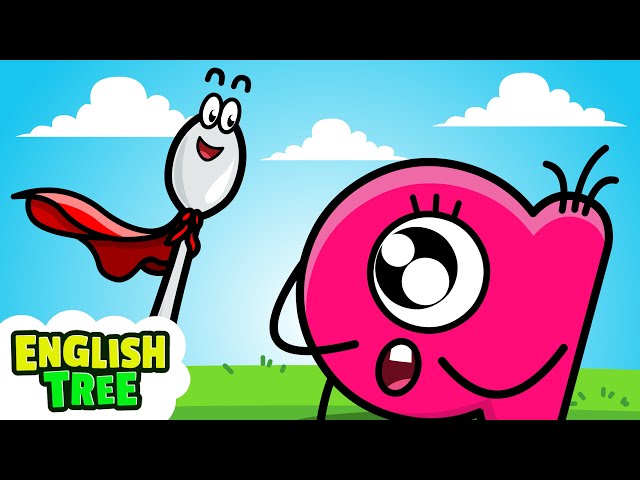 Yummy Flying Spoon + More Alphabet Songs for Kids | English Tree