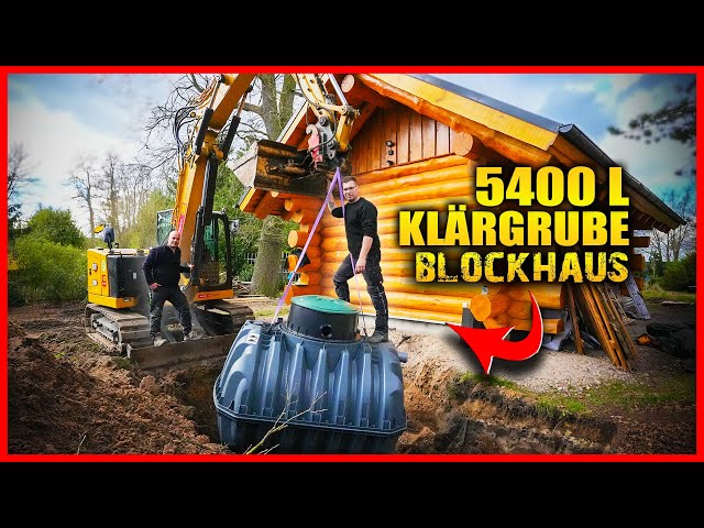 NATURENSÖHNE KLÄRGRUBE - Eine 5400 LITER Zisterne für's Blockhaus! | Home Build Solution