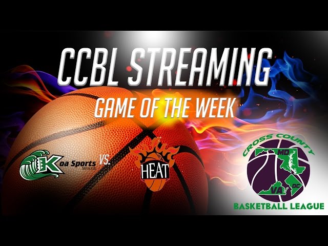 Germantown Heat 5th (Coach Mayo) vs. Koa 4th East | CCBL Live Stream of the Week