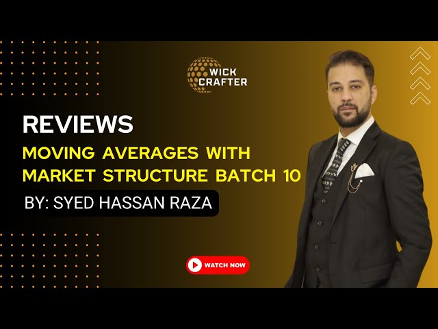 Review Of Moving Averages With Market Structure Strategy Batch 10 By Syed Hassan Raza | Wick Crafter