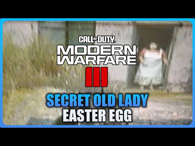 Modern Warfare 3 - Secret Old Lady Easter Egg
