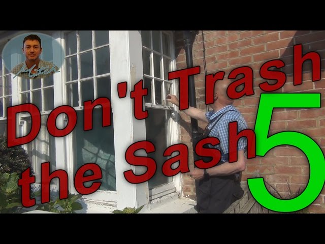 Replacing Sash Pulleys & Weights - Sash Window Restoration Part 5