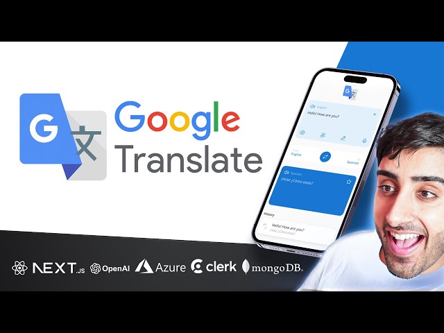 🔴 Let’s build Google Translate 2.0 with NEXT.JS 14! (MS Azure, Clerk, MongoDB, Mongoose, OpenAI)