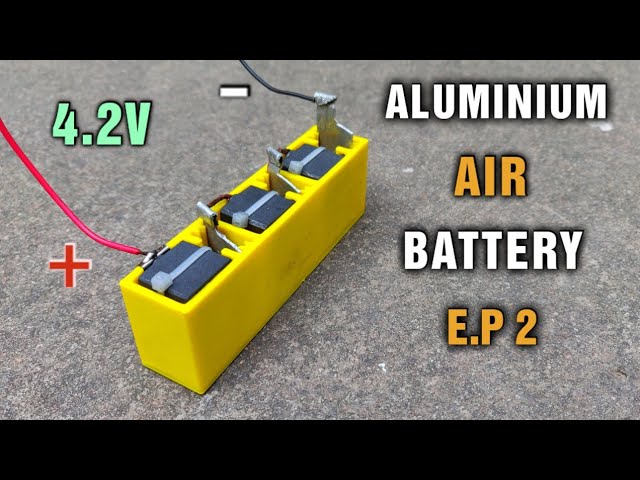Make a 4.5v Aluminum Air Battery - EP.2