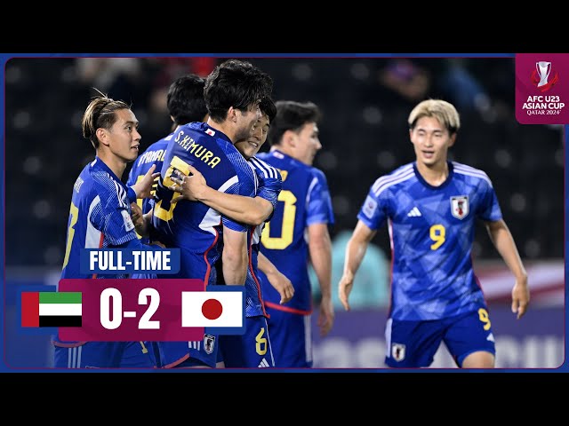 #AFCU23 | Group B : United Arab Emirates 0 - 2 Japan
