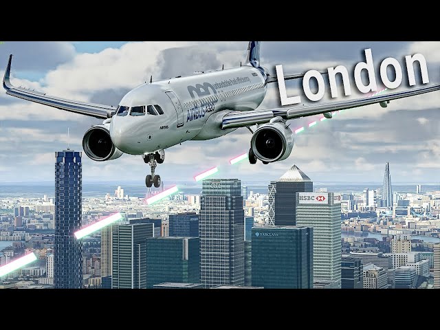 Flying to Most Dangerous Airport of London! STEEP landing on Short runway! | FS2020 | 4K @ 20 FPS