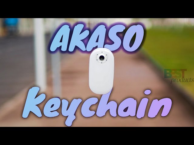AKASO Keychain丨The Smallest 4K Vlog Cam丨Unboxing & Test
