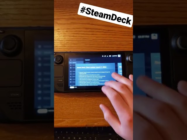 #SteamDeck release notes now in the update menu!