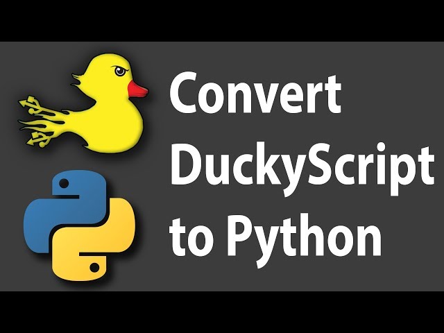Convert Rubber Ducky Scripts to Programs