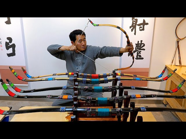 Process of Making the World's Best Bamboo Bow. Bamboo Bow Craftsmen in South Korea.