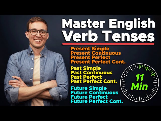 Learn All ENGLISH VERB TENSES (in 11 Minutes)