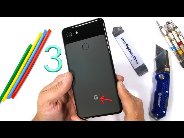 Pixel 3 XL Durability Test - Does the back glass Scratch?!