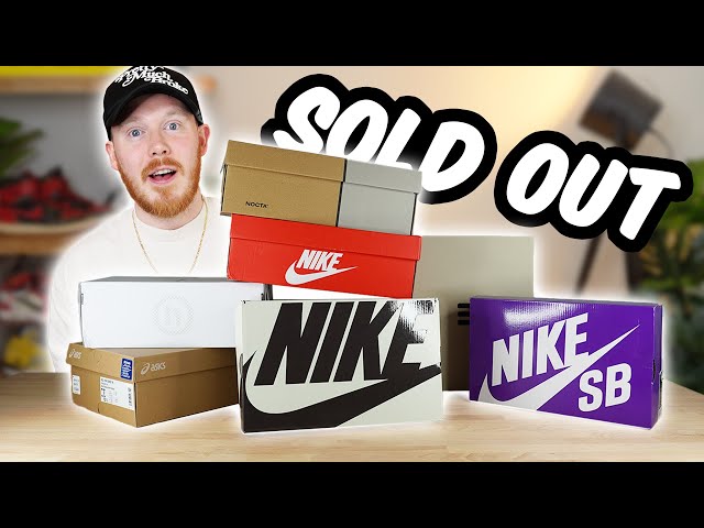 Huge SOLD OUT Sneaker Unboxing!