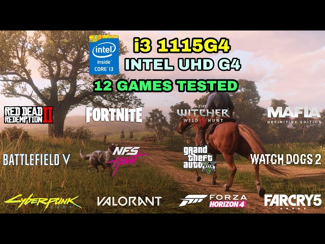 (i3 1115G4) Intel UHD Graphics Gaming Test ! 2021