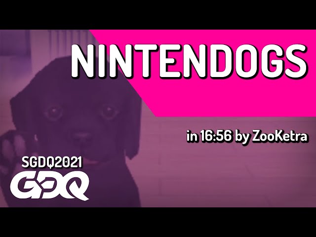 Nintendogs by ZooKetra in 16:56 - Summer Games Done Quick 2021 Online