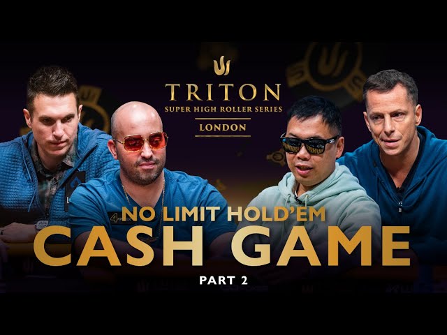 No Limit Hold'em CASH GAME - Triton Poker London 2023 Part 2