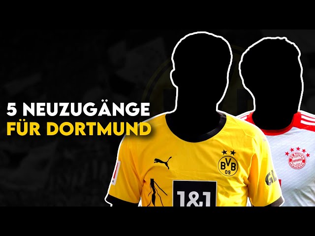 Borussia Dortmund: 5 Transfers für den Titelkampf in der Bundesliga!
