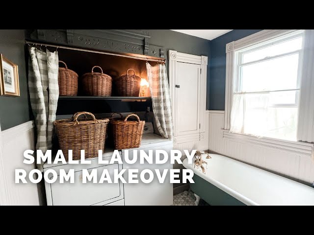 Tiny laundry room for a family of 10