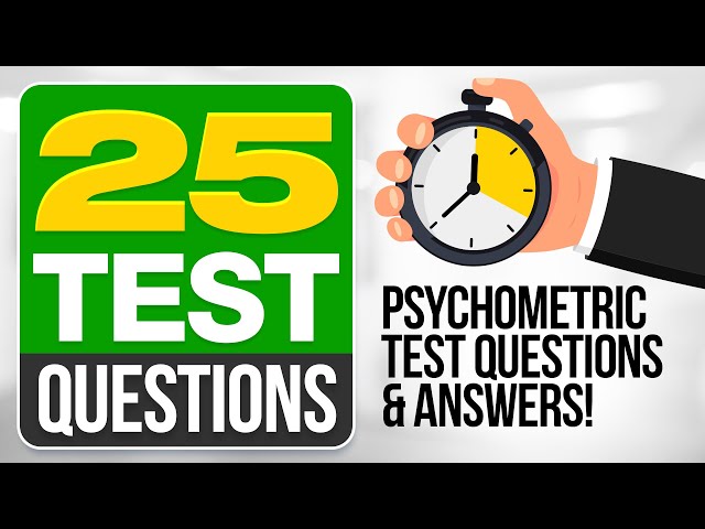 PSYCHOMETRIC TEST! (VERBAL REASONING TEST) PRACTICE QUESTIONS & ANSWERS!
