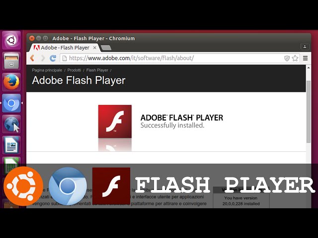 Install and Test Flash Player On Chrome Browser Web (Ubuntu)