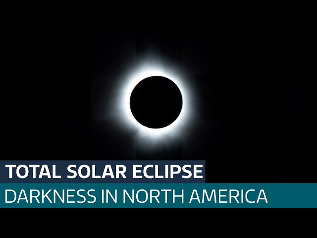 Millions of stargazers watch total solar eclipse across central and north America | ITV News