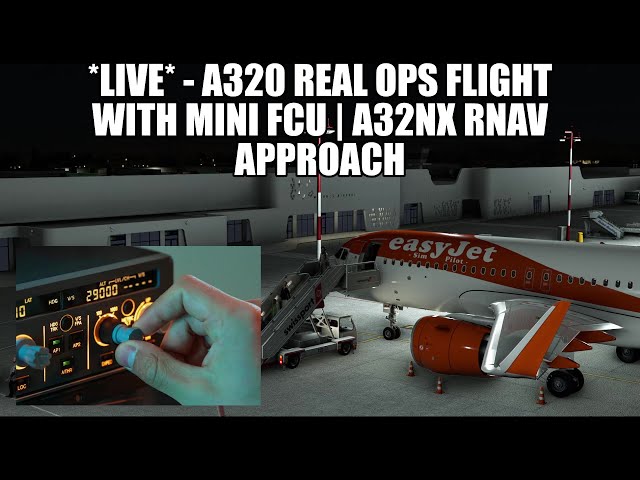 🔴 LIVE A320: Naples to Mykonos (with Mini FCU) | FlyByWire A32NX, VATSIM, MSFS 2020