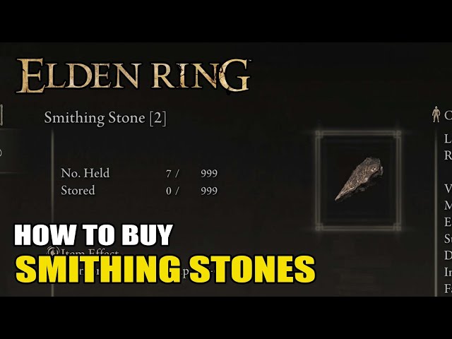 Elden Ring - How to Buy Smithing Stones