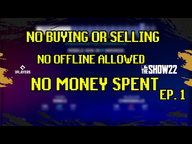 MOST RESTRICTED ACCOUNT OF ALL TIME | MLB The Show NMS Ironman Edition #1