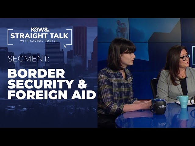 US lawmakers from both parties discuss new border security and foreign aid bill