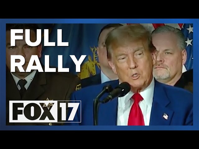 FULL RALLY: Donald Trump speaks in Grand Rapids about border concerns, murder of Ruby Garcia