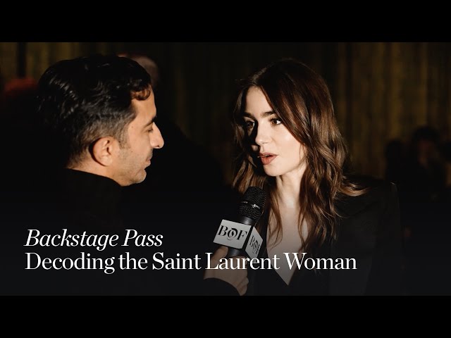 Backstage Pass | Decoding the Saint Laurent Woman