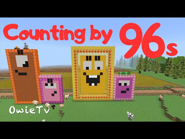 Counting by 96s Song | Minecraft Numberblocks Counting Song | Skip Counting Song for Kids