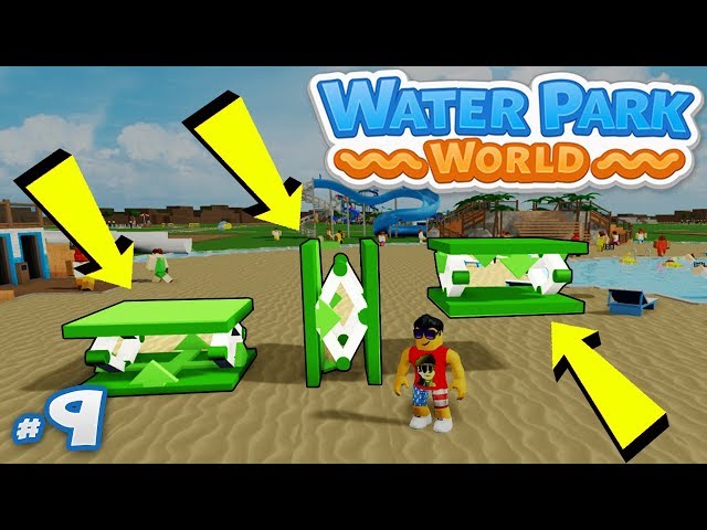 Water Park World #9 - PLAYING WITH SPRINGS (Roblox Water Park World)
