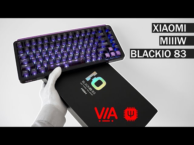 First Impressions & Unboxing I Xiaomi x MIIIW BlackIO 83 QMK VIA Keyboard