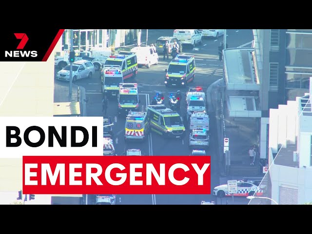 Emergency situation unfolds in Bondi Westfield | 7 News Australia