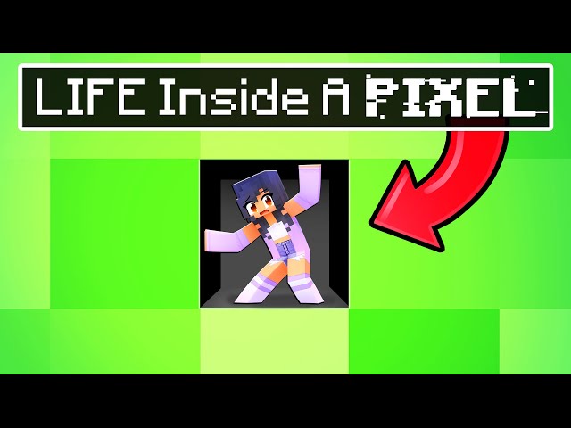 Life inside a PIXEL in Minecraft!