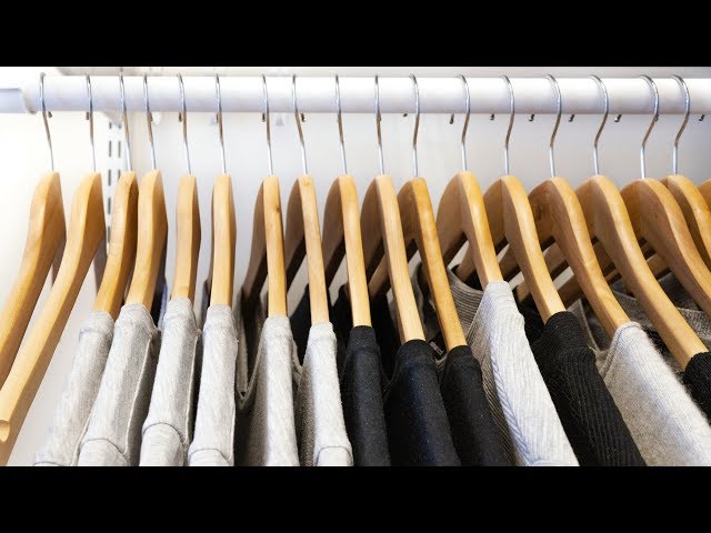 Minimalist closet tour  | Uniform dressing  | Organized closet
