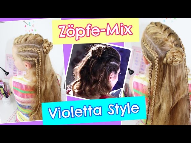 Zöpfe Mix♥Violetta Style♥ Sommerfrisur☼coole Mädchen Zöpfe&Frisuren