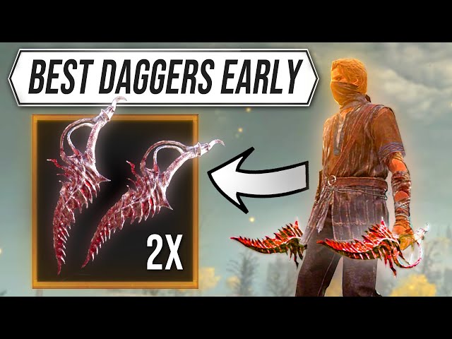 Elden Ring Best Weapons EARLY - 2x Reduvia Dagger for OP Bleed Build!