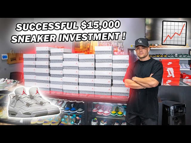 MY $15,000 SNEAKER INVESTMENT MADE ME MONEY THIS FAST! A Day in the Life of a Sneaker Store Owner*