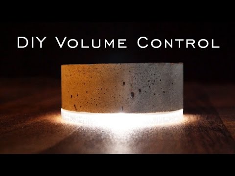 How To Make a Concrete Volume Knob