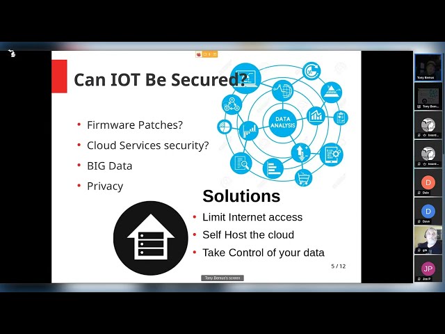 Secure Your IOT by Taking It Out of the Cloud (January 10th 2023 - MUG Meeting)