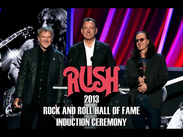 RUSH - 2013 Rock and Roll Hall of Fame Induction Ceremony. RUSH Performances, Finale and "Backstage"