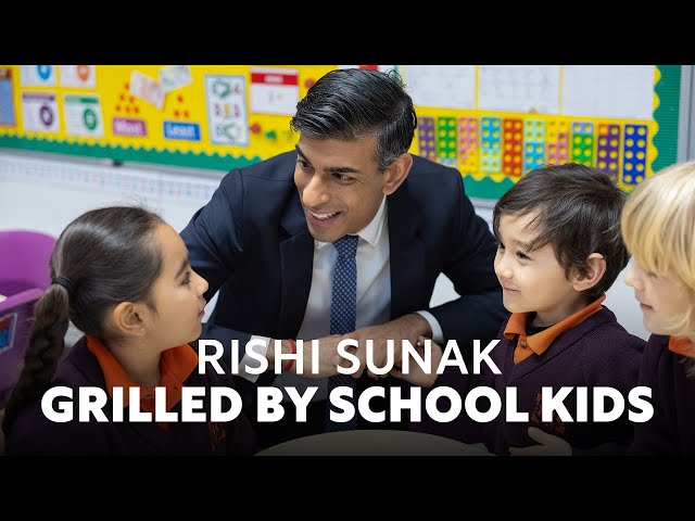 Rishi Sunak GRILLED during visit to school...