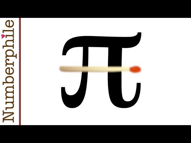 Pi and Buffon's Matches - Numberphile
