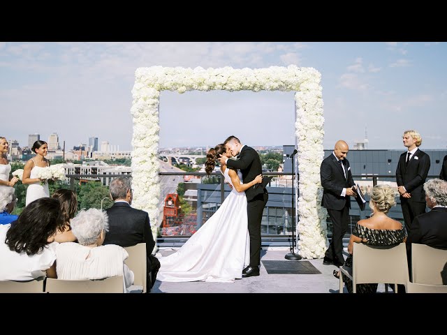 Stunning White Wedding at Truss in Cleveland, Ohio | Sarina & Tyner Sneak Peek Video