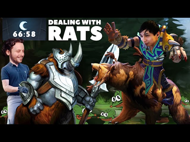 ANOTHER 'CHILL' GAME WITH GORGC | Dealing With Rats (SingSing Dota 2 Highlights #2190)
