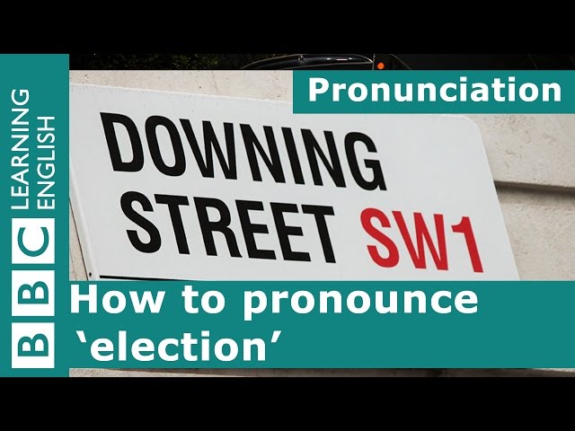 How to pronounce 'election'
