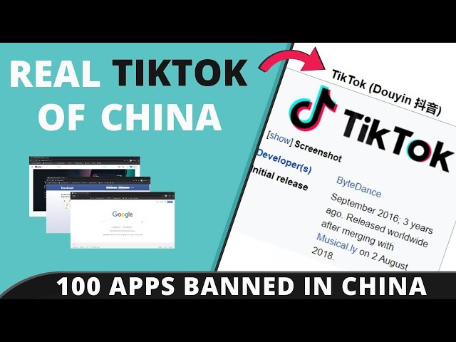 "Douyin" - Advanced Version Of TikTok & List Of 100 Apps Banned In China